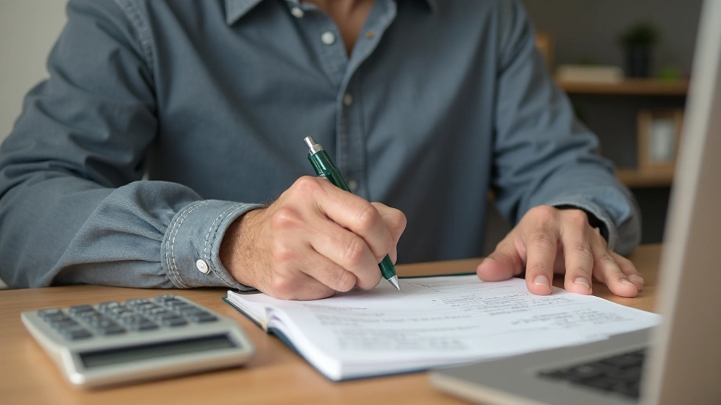 Ведение записей о расходах в блокноте с категоризацией и суммами