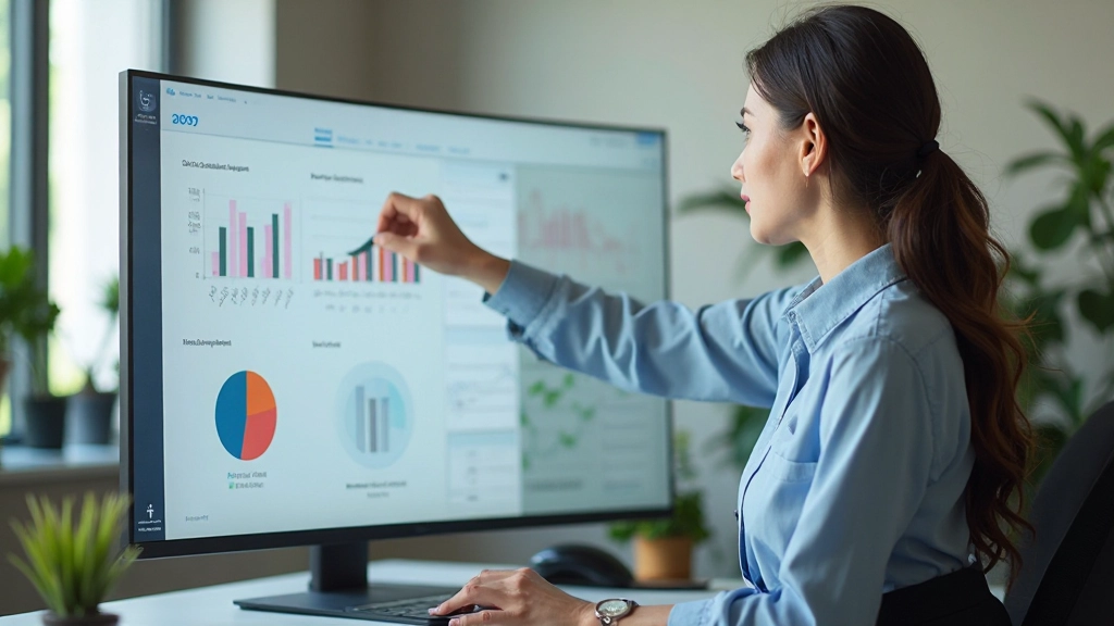 Таблица с цветными столбцами диаграммы, показывающей прогноз расходов на следующие месяцы